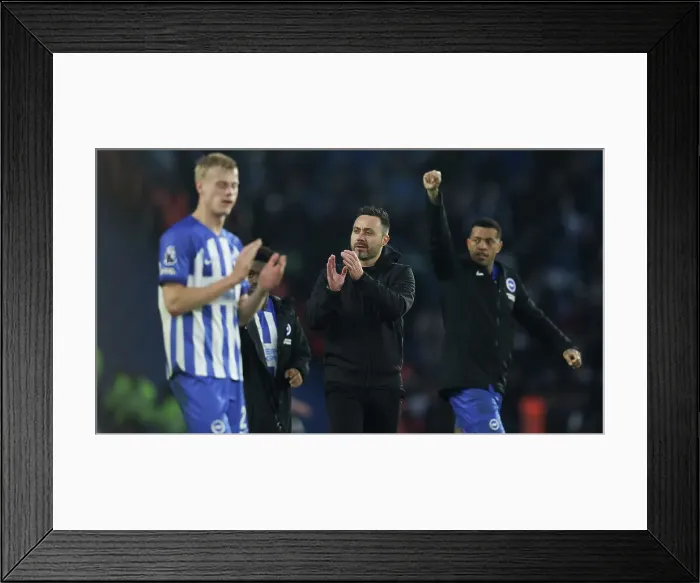 Framed Print : Brighton and Hove Albion v Crystal Palace Premier League 04FEB24 Framed Print : Brighton and Hove Albion v Crystal Palace Premier League 04FEB24