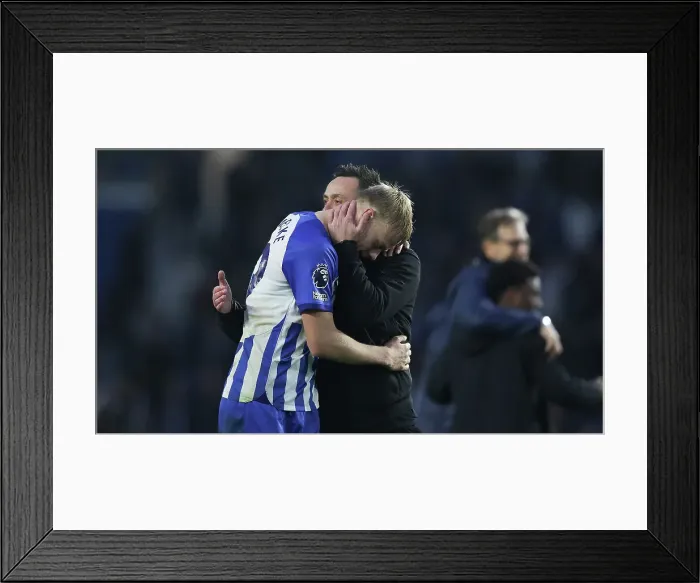 Framed Print : Brighton and Hove Albion v Crystal Palace Premier League 04FEB24 Framed Print : Brighton and Hove Albion v Crystal Palace Premier League 04FEB24