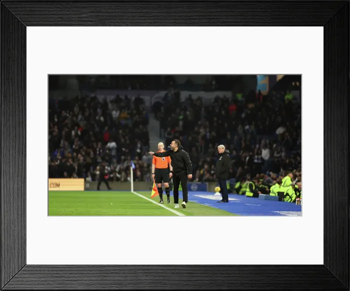 Framed Print : Brighton and Hove Albion v Crystal Palace Premier League 04FEB24 Framed Print : Brighton and Hove Albion v Crystal Palace Premier League 04FEB24