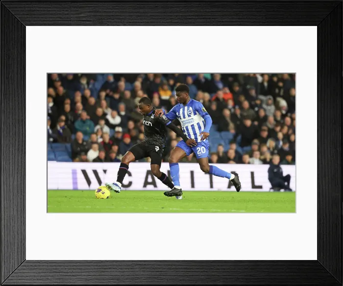 Framed Print : Brighton and Hove Albion v Crystal Palace Premier League 04FEB24 Framed Print : Brighton and Hove Albion v Crystal Palace Premier League 04FEB24