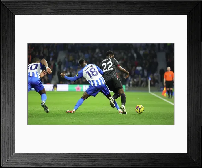 Framed Print : Brighton and Hove Albion v Crystal Palace Premier League 04FEB24 Framed Print : Brighton and Hove Albion v Crystal Palace Premier League 04FEB24