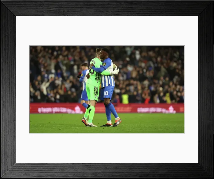 Framed Print : Brighton and Hove Albion v Crystal Palace Premier League 04FEB24 Framed Print : Brighton and Hove Albion v Crystal Palace Premier League 04FEB24