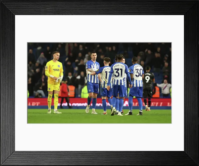 Framed Print : Brighton and Hove Albion v Crystal Palace Premier League 04FEB24 Framed Print : Brighton and Hove Albion v Crystal Palace Premier League 04FEB24