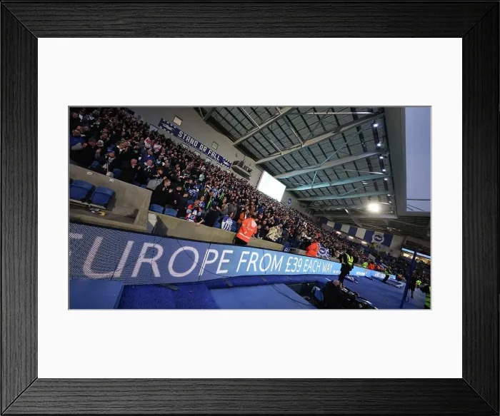 Framed Print : Brighton and Hove Albion v Crystal Palace Premier League 04FEB24 Framed Print : Brighton and Hove Albion v Crystal Palace Premier League 04FEB24