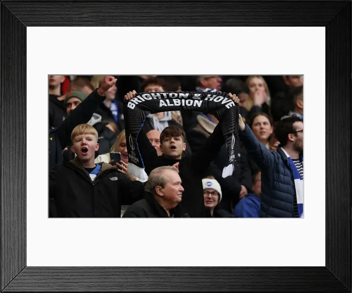 Framed Print : Brighton and Hove Albion v Crystal Palace Premier League 04FEB24 Framed Print : Brighton and Hove Albion v Crystal Palace Premier League 04FEB24