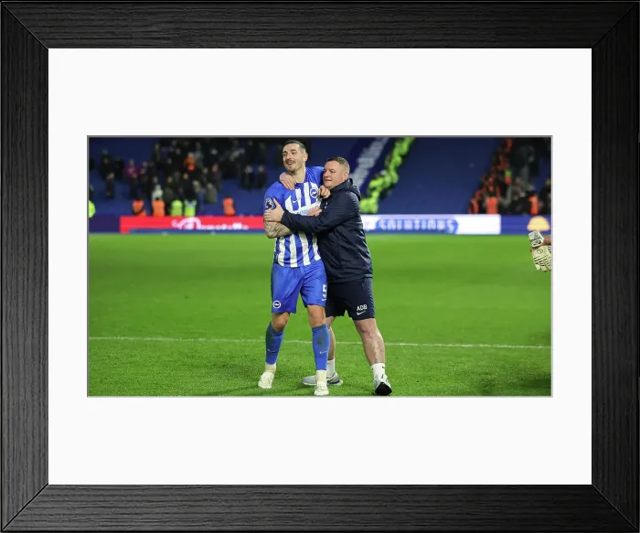 Framed Print : Brighton and Hove Albion v Crystal Palace Premier League 04FEB24 Framed Print : Brighton and Hove Albion v Crystal Palace Premier League 04FEB24