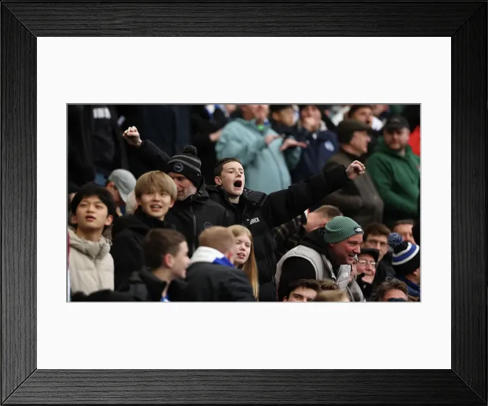 Framed Print : Brighton and Hove Albion v Crystal Palace Premier League 04FEB24 Framed Print : Brighton and Hove Albion v Crystal Palace Premier League 04FEB24