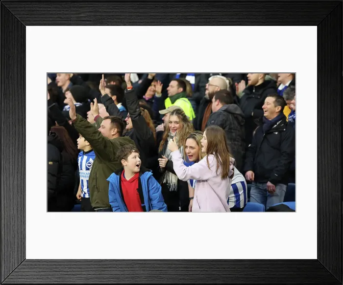 Framed Print : Brighton and Hove Albion v Crystal Palace Premier League 04FEB24 Framed Print : Brighton and Hove Albion v Crystal Palace Premier League 04FEB24