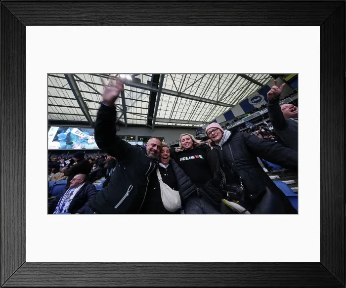 Framed Print : Brighton and Hove Albion v Crystal Palace Premier League 04FEB24 Framed Print : Brighton and Hove Albion v Crystal Palace Premier League 04FEB24