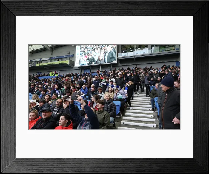 Framed Print : Brighton and Hove Albion v Crystal Palace Premier League 04FEB24 Framed Print : Brighton and Hove Albion v Crystal Palace Premier League 04FEB24