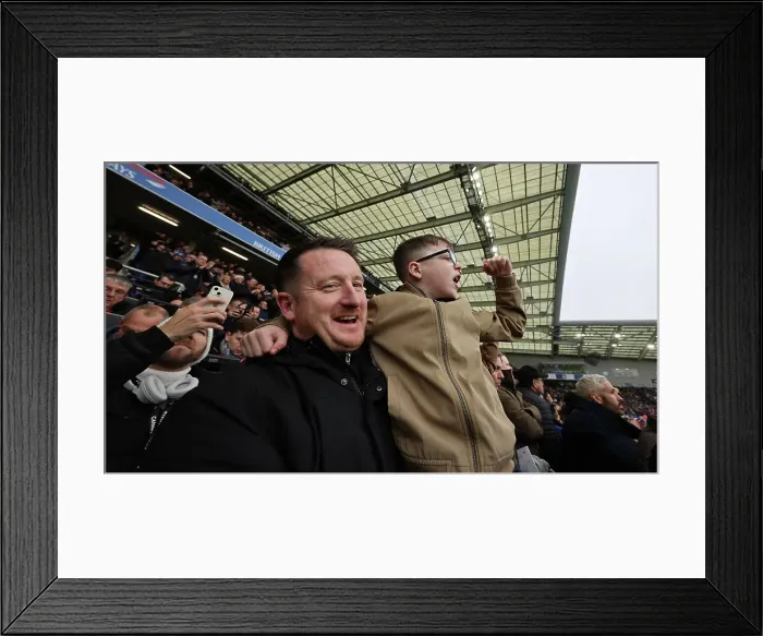 Framed Print : Brighton and Hove Albion v Crystal Palace Premier League 04FEB24