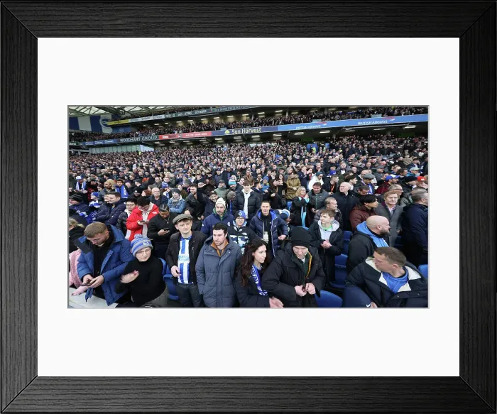 Framed Print : Brighton and Hove Albion v Crystal Palace Premier League 04FEB24 Framed Print : Brighton and Hove Albion v Crystal Palace Premier League 04FEB24