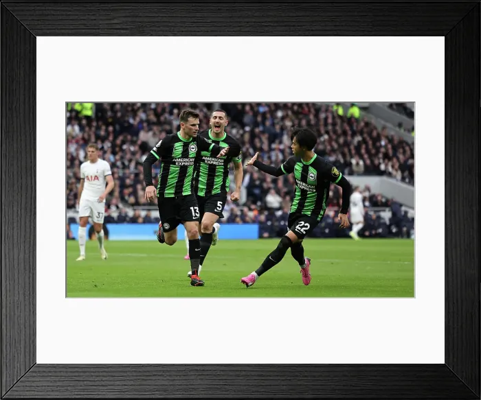Framed Print : Tottenham Hotspur v Brighton and Hove Albion Premier League 10FEB24 Framed Print : Tottenham Hotspur v Brighton and Hove Albion Premier League 10FEB24