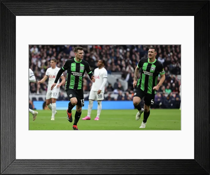 Framed Print : Tottenham Hotspur v Brighton and Hove Albion Premier League 10FEB24 Framed Print : Tottenham Hotspur v Brighton and Hove Albion Premier League 10FEB24