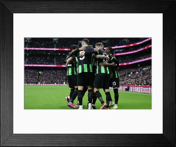 Framed Print : Tottenham Hotspur v Brighton and Hove Albion Premier League 10FEB24 Framed Print : Tottenham Hotspur v Brighton and Hove Albion Premier League 10FEB24