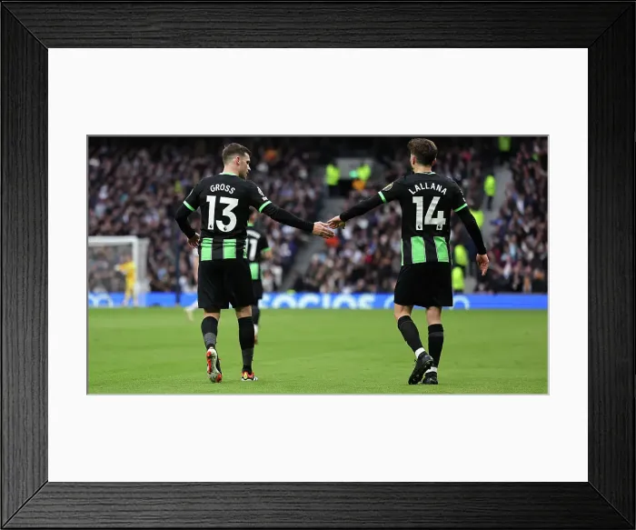 Framed Print : Tottenham Hotspur v Brighton and Hove Albion Premier League 10FEB24 Framed Print : Tottenham Hotspur v Brighton and Hove Albion Premier League 10FEB24
