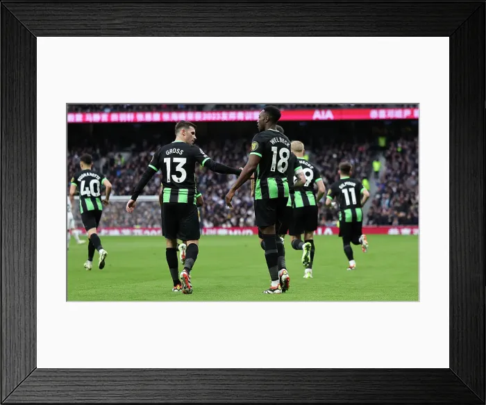 Framed Print : Tottenham Hotspur v Brighton and Hove Albion Premier League 10FEB24 Framed Print : Tottenham Hotspur v Brighton and Hove Albion Premier League 10FEB24