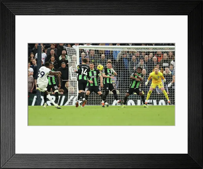 Framed Print : Tottenham Hotspur v Brighton and Hove Albion Premier League 10FEB24 Framed Print : Tottenham Hotspur v Brighton and Hove Albion Premier League 10FEB24
