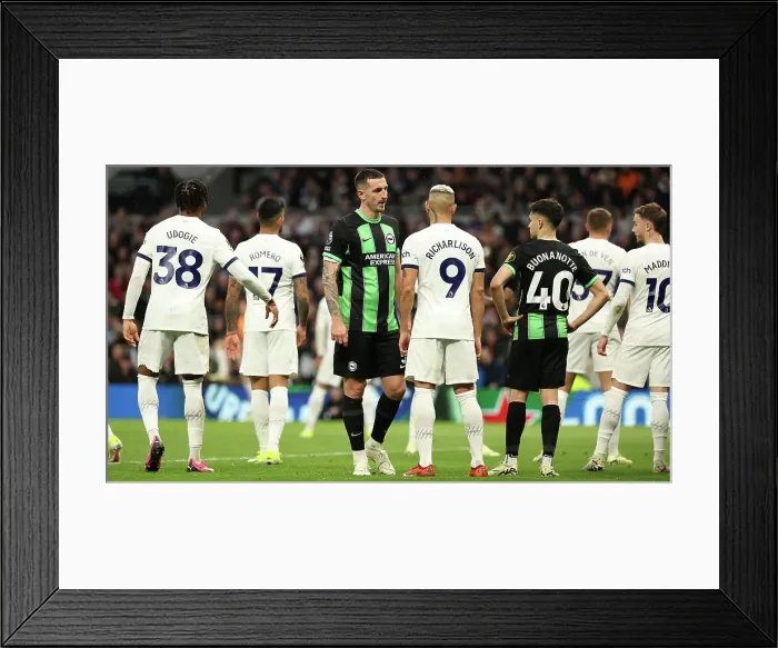 Framed Print : Tottenham Hotspur v Brighton and Hove Albion Premier League 10FEB24