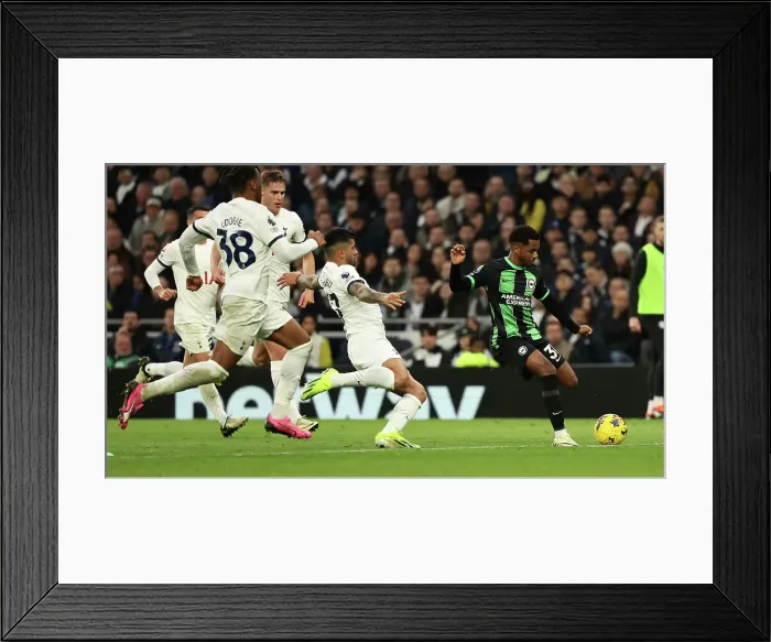 Framed Print : Tottenham Hotspur v Brighton and Hove Albion Premier League 10FEB24 Framed Print : Tottenham Hotspur v Brighton and Hove Albion Premier League 10FEB24