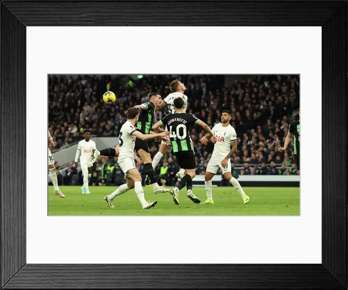 Framed Print : Tottenham Hotspur v Brighton and Hove Albion Premier League 10FEB24 Framed Print : Tottenham Hotspur v Brighton and Hove Albion Premier League 10FEB24