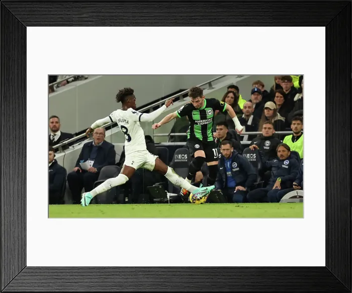 Framed Print : Tottenham Hotspur v Brighton and Hove Albion Premier League 10FEB24 Framed Print : Tottenham Hotspur v Brighton and Hove Albion Premier League 10FEB24