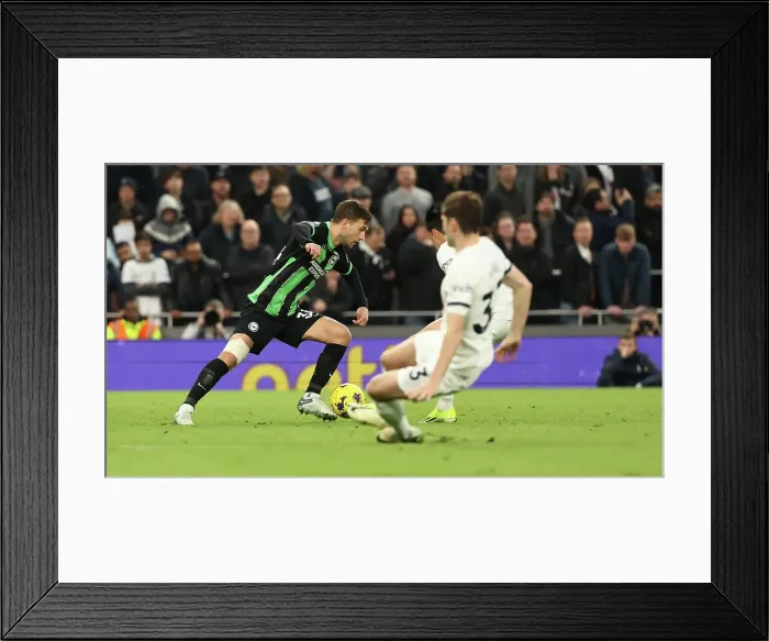 Framed Print : Tottenham Hotspur v Brighton and Hove Albion Premier League 10FEB24 Framed Print : Tottenham Hotspur v Brighton and Hove Albion Premier League 10FEB24