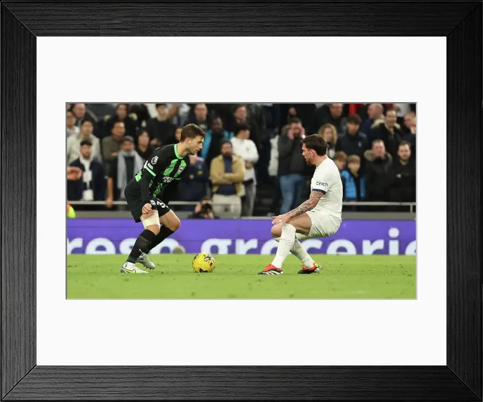 Framed Print : Tottenham Hotspur v Brighton and Hove Albion Premier League 10FEB24 Framed Print : Tottenham Hotspur v Brighton and Hove Albion Premier League 10FEB24
