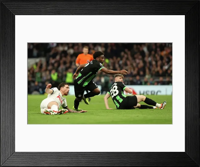 Framed Print : Tottenham Hotspur v Brighton and Hove Albion Premier League 10FEB24 Framed Print : Tottenham Hotspur v Brighton and Hove Albion Premier League 10FEB24