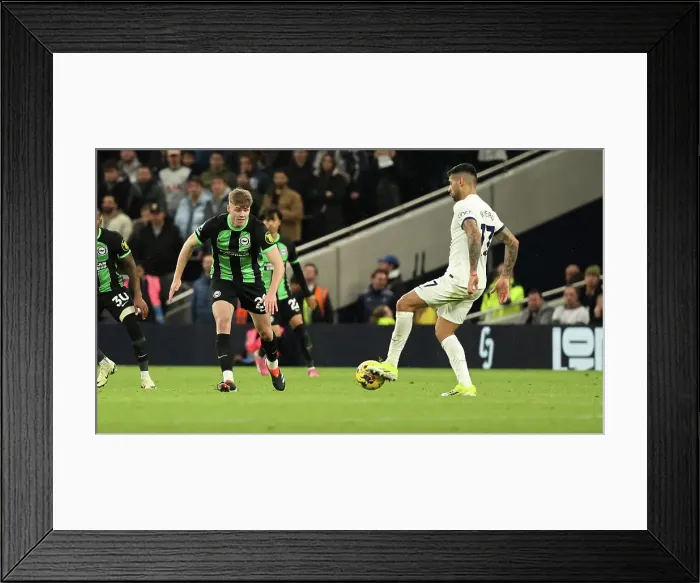 Framed Print : Tottenham Hotspur v Brighton and Hove Albion Premier League 10FEB24 Framed Print : Tottenham Hotspur v Brighton and Hove Albion Premier League 10FEB24