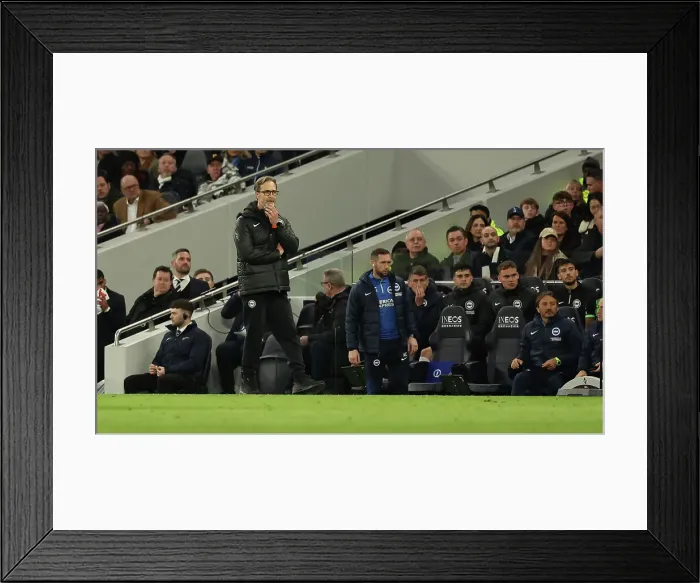Framed Print : Tottenham Hotspur v Brighton and Hove Albion Premier League 10FEB24 Framed Print : Tottenham Hotspur v Brighton and Hove Albion Premier League 10FEB24
