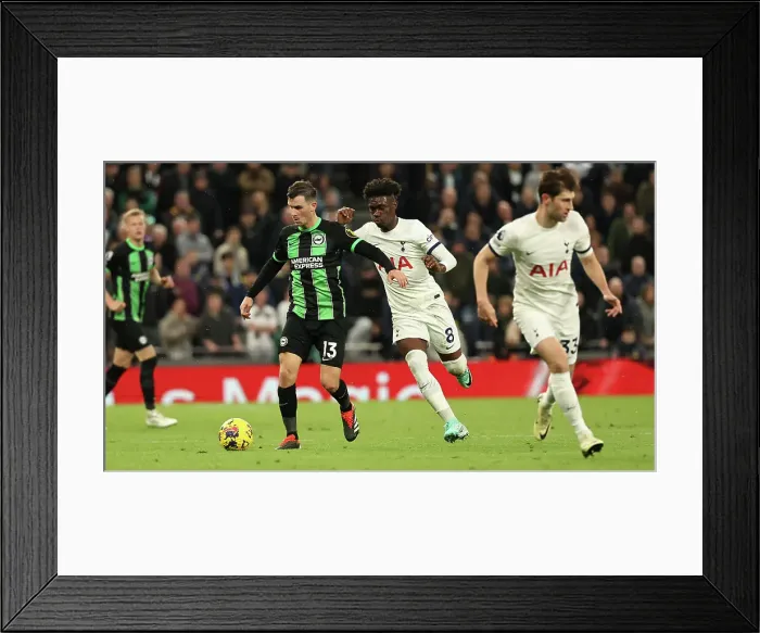 Framed Print : Tottenham Hotspur v Brighton and Hove Albion Premier League 10FEB24 Framed Print : Tottenham Hotspur v Brighton and Hove Albion Premier League 10FEB24