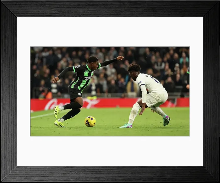 Framed Print : Tottenham Hotspur v Brighton and Hove Albion Premier League 10FEB24 Framed Print : Tottenham Hotspur v Brighton and Hove Albion Premier League 10FEB24