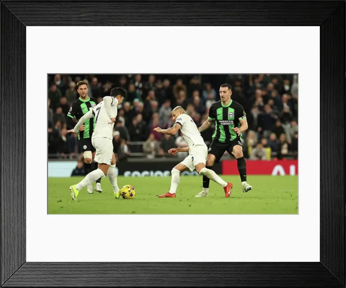 Framed Print : Tottenham Hotspur v Brighton and Hove Albion Premier League 10FEB24 Framed Print : Tottenham Hotspur v Brighton and Hove Albion Premier League 10FEB24