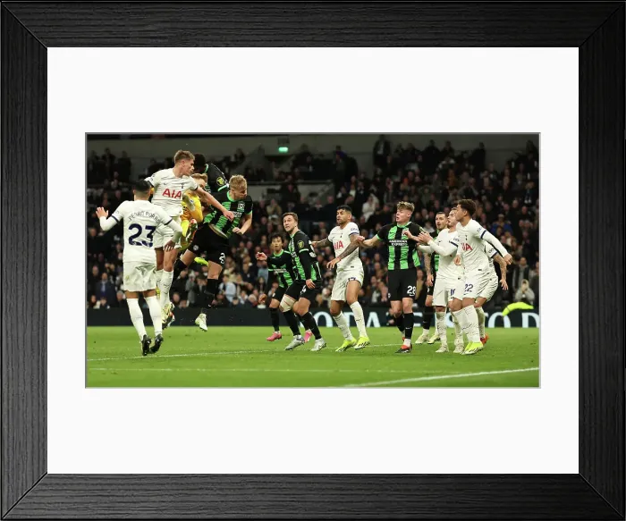Framed Print : Tottenham Hotspur v Brighton and Hove Albion Premier League 10FEB24 Framed Print : Tottenham Hotspur v Brighton and Hove Albion Premier League 10FEB24