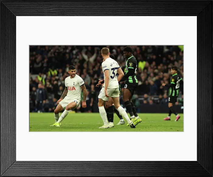Framed Print : Tottenham Hotspur v Brighton and Hove Albion Premier League 10FEB24 Framed Print : Tottenham Hotspur v Brighton and Hove Albion Premier League 10FEB24