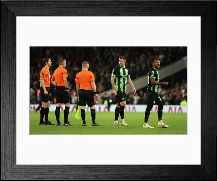 Framed Print : Tottenham Hotspur v Brighton and Hove Albion Premier League 10FEB24 Framed Print : Tottenham Hotspur v Brighton and Hove Albion Premier League 10FEB24