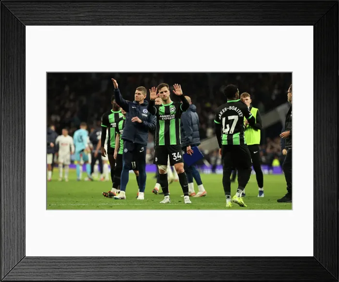 Framed Print : Tottenham Hotspur v Brighton and Hove Albion Premier League 10FEB24 Framed Print : Tottenham Hotspur v Brighton and Hove Albion Premier League 10FEB24