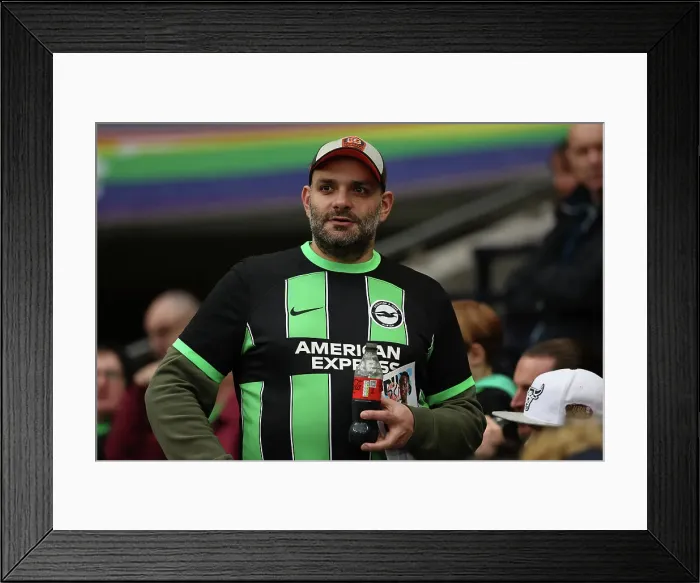 Framed Print : Tottenham Hotspur v Brighton and Hove Albion Premier League 10FEB24 Framed Print : Tottenham Hotspur v Brighton and Hove Albion Premier League 10FEB24