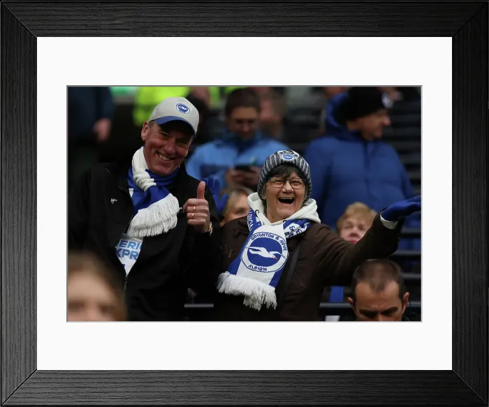 Framed Print : Tottenham Hotspur v Brighton and Hove Albion Premier League 10FEB24 Framed Print : Tottenham Hotspur v Brighton and Hove Albion Premier League 10FEB24