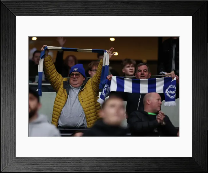 Framed Print : Tottenham Hotspur v Brighton and Hove Albion Premier League 10FEB24 Framed Print : Tottenham Hotspur v Brighton and Hove Albion Premier League 10FEB24