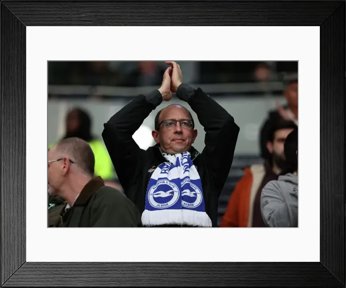Framed Print : Tottenham Hotspur v Brighton and Hove Albion Premier League 10FEB24 Framed Print : Tottenham Hotspur v Brighton and Hove Albion Premier League 10FEB24