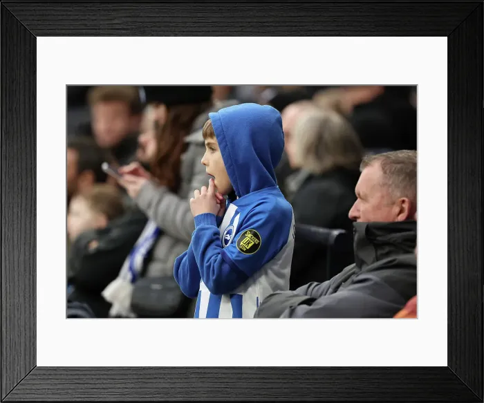 Framed Print : Tottenham Hotspur v Brighton and Hove Albion Premier League 10FEB24 Framed Print : Tottenham Hotspur v Brighton and Hove Albion Premier League 10FEB24
