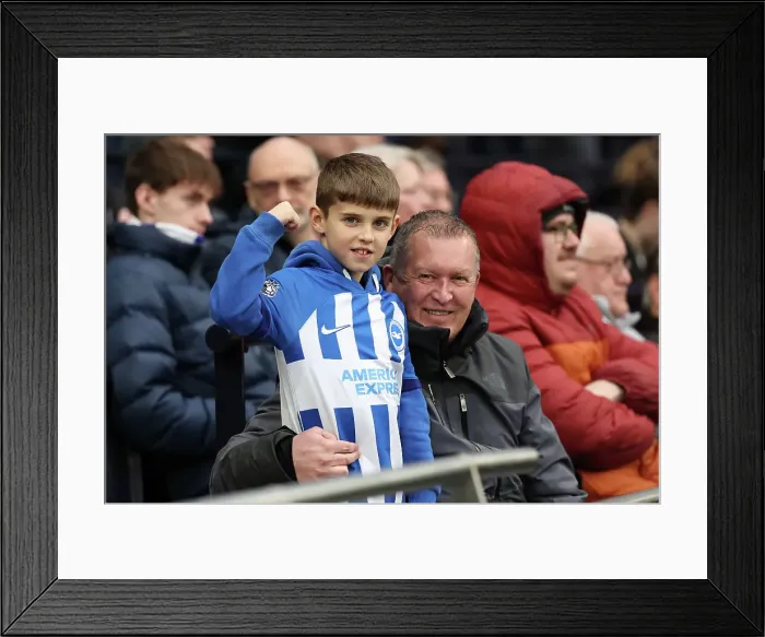 Framed Print : Tottenham Hotspur v Brighton and Hove Albion Premier League 10FEB24 Framed Print : Tottenham Hotspur v Brighton and Hove Albion Premier League 10FEB24
