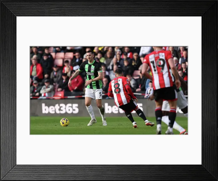 Framed Print : Sheffield United v Brighton and Hove Albion Premier League 18FEB24 Framed Print : Sheffield United v Brighton and Hove Albion Premier League 18FEB24