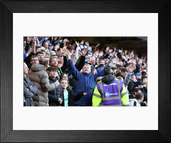 Framed Print : Sheffield United v Brighton and Hove Albion Premier League 18FEB24 Framed Print : Sheffield United v Brighton and Hove Albion Premier League 18FEB24