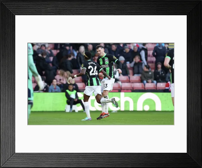 Framed Print : Sheffield United v Brighton and Hove Albion Premier League 18FEB24 Framed Print : Sheffield United v Brighton and Hove Albion Premier League 18FEB24