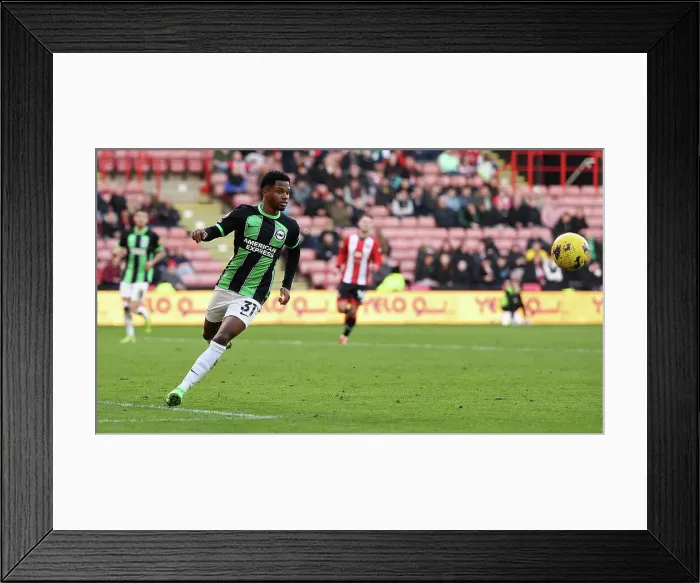 Framed Print : Sheffield United v Brighton and Hove Albion Premier League 18FEB24 Framed Print : Sheffield United v Brighton and Hove Albion Premier League 18FEB24