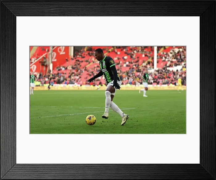 Framed Print : Sheffield United v Brighton and Hove Albion Premier League 18FEB24 Framed Print : Sheffield United v Brighton and Hove Albion Premier League 18FEB24