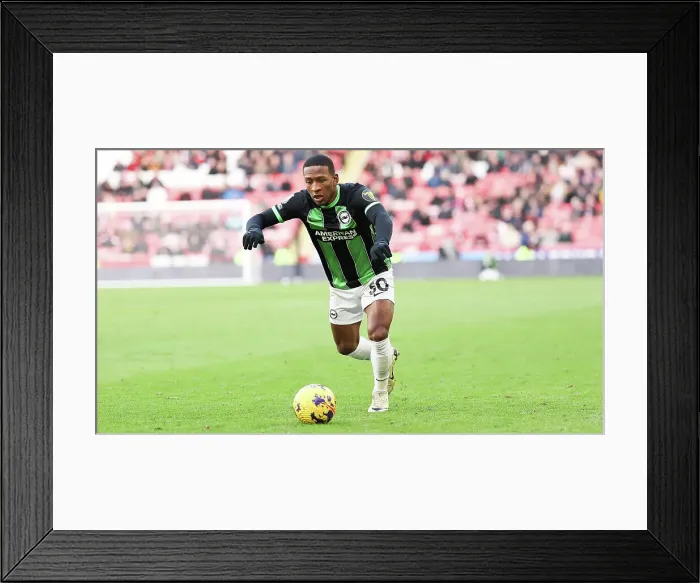 Framed Print : Sheffield United v Brighton and Hove Albion Premier League 18FEB24 Framed Print : Sheffield United v Brighton and Hove Albion Premier League 18FEB24